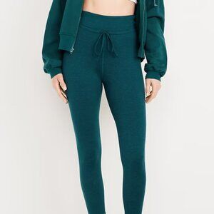 XL Old Navy Extra High-Waisted CloudComfy Jogger Leggings - Jet Stream Dark Teal